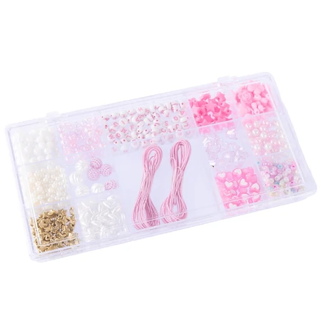 Kit de bricolage créatif - Colliers et bracelets en perles Bouquet de fleurs, 500 pièces, ABC Beads