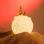 Taktile Kerze - Mond und Kleiner Prinz