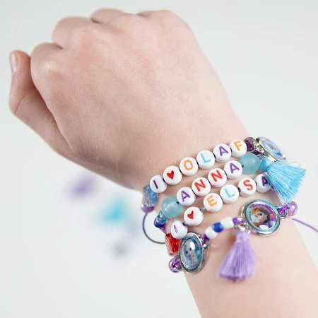 Creative set DIY Bracelets with Disney Frozen letters