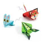 Creative origami game Origami jumping animals, Djeco