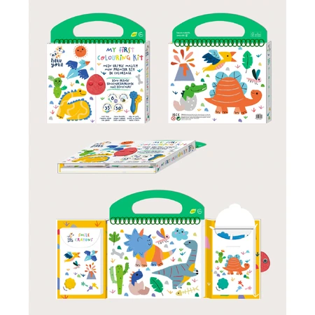 My first drawing kit - Dinosaur Friends, Haku Yoka, portable