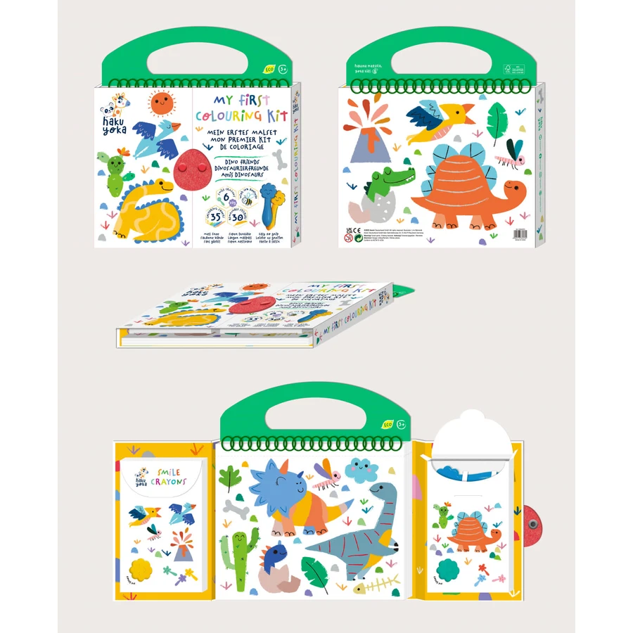 My first drawing kit - Dinosaur Friends, Haku Yoka, portable
