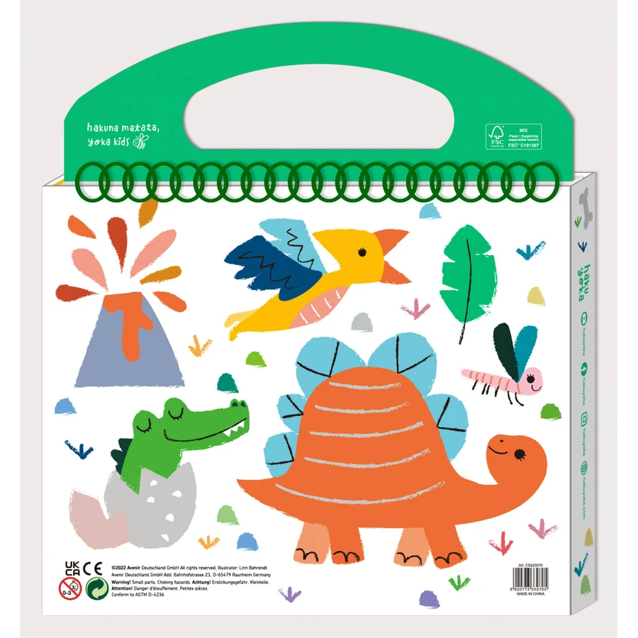 My first drawing kit - Dinosaur Friends, Haku Yoka, portable