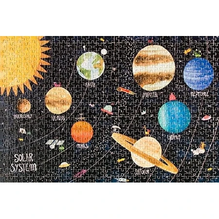 Micro puzzle Londji-600 piezas, cosmos