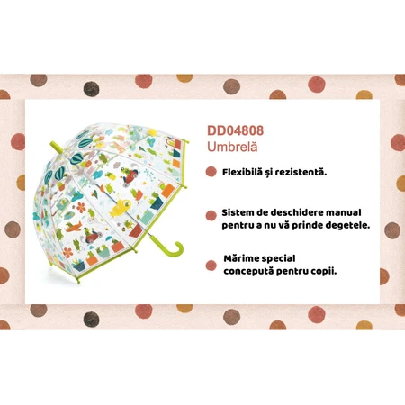 Kleurrijke paraplu Djeco Broscute