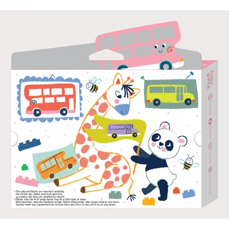 Interlinkable Block Crayons - School Bus, Haku Yoka