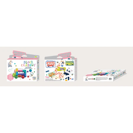 Interlinkable Block Crayons - School Bus, Haku Yoka
