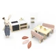 Kitchen furniture set for dollhouse, Speedy Monkey