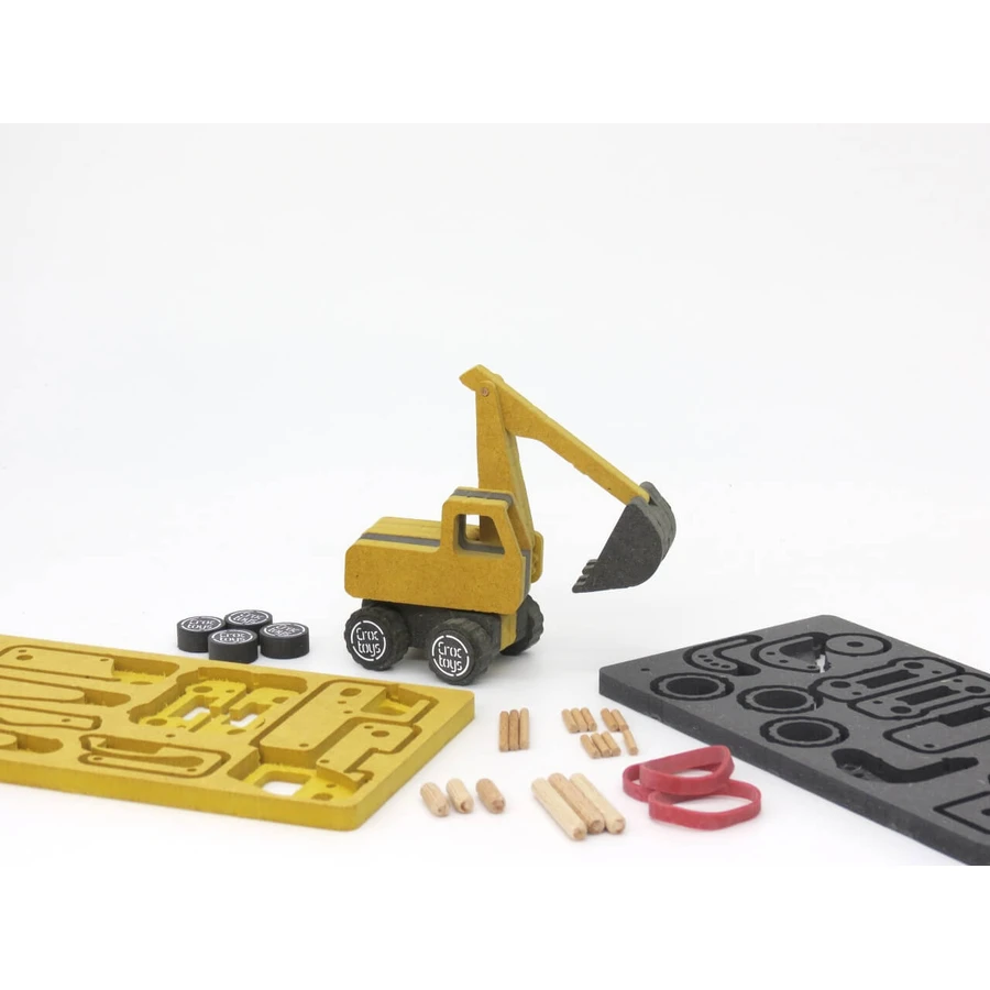 Marco and Frederic construction vehicles construction set, Croc toys