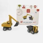 Marco and Frederic construction vehicles construction set, Croc toys
