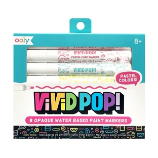Vivid Pop! paint crayons - set of 8, pastel
