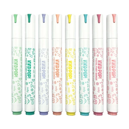 Vivid Pop! paint crayons - set of 8, pastel