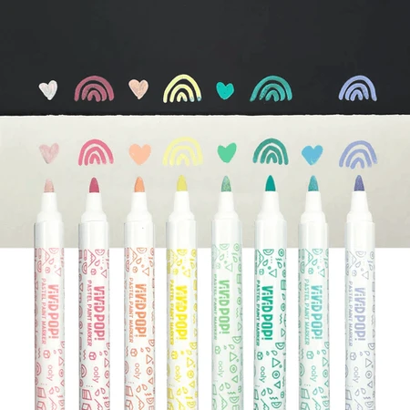 Vivid Pop! paint crayons - set of 8, pastel