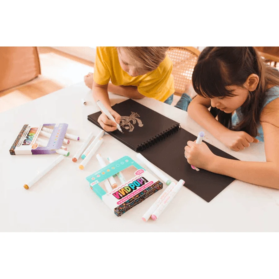 Vivid Pop! paint crayons - set of 8, pastel