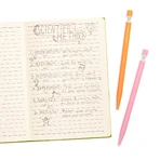 Porte-mines en graphite extra-épais - set de 6, avec citations motivantes