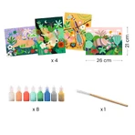 Tropical Rainforest painting workshop, Djeco