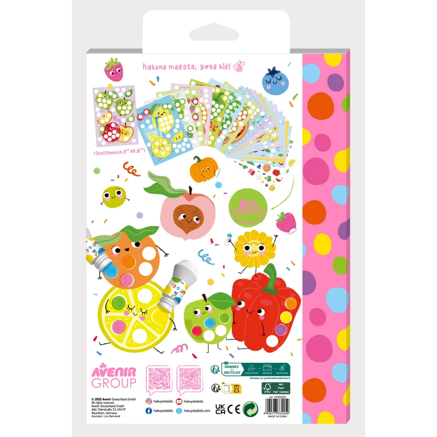 Coloring Book Dots4Fun - Food