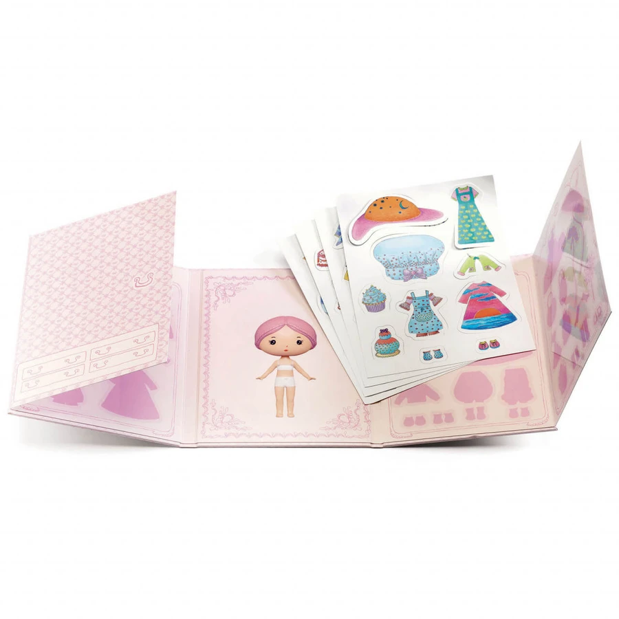 Djeco repositionable stickers set, Miss Lilypink