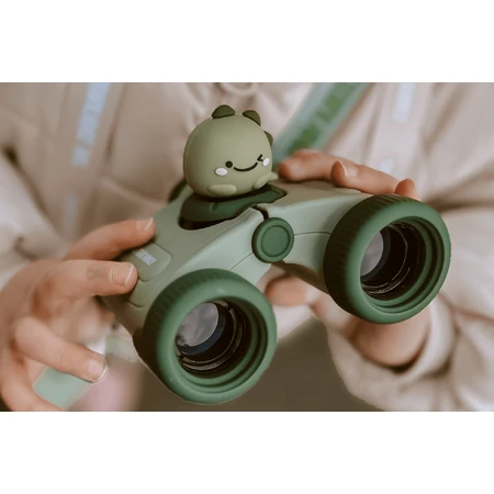 Children's silicone binoculars, 8x, Zoo eyes - Dino