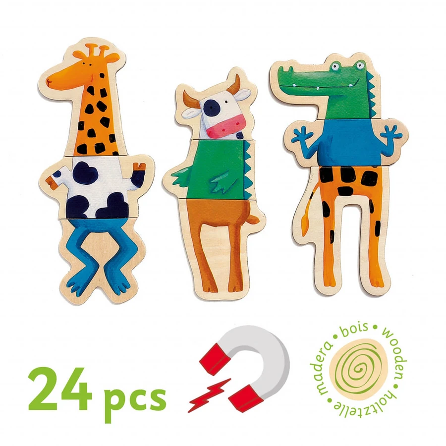 Djeco Funny Animal Magnets game