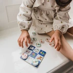 Wooden tic tac toe game for the holidays, Orange Tree Toys