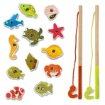 Djeco magnetic tropical fish fishing game