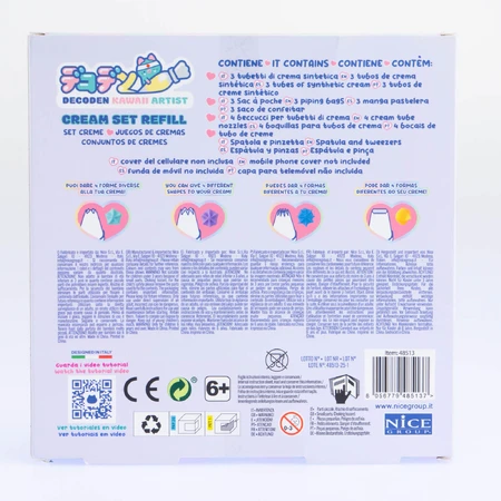 Decoden Paste Reservoir Kit - 3 colored tubes for kawaii DIY decoration
