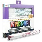 Crayons de couleur Vivid Pop ! - lot de 8, métalliques