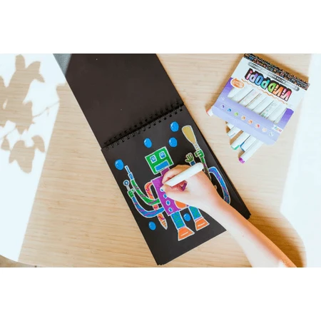 Crayons de couleur Vivid Pop ! - lot de 8, métalliques