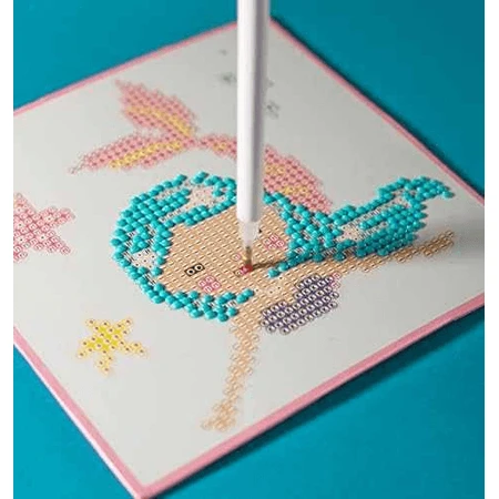 Creative set 6 in 1, mermaid, diamond painting