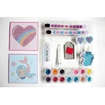 Creative set 6 in 1, mermaid, diamond painting