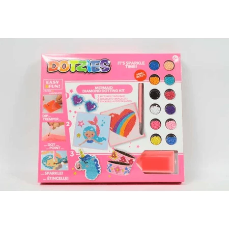 Creative set 6 in 1, mermaid, diamond painting