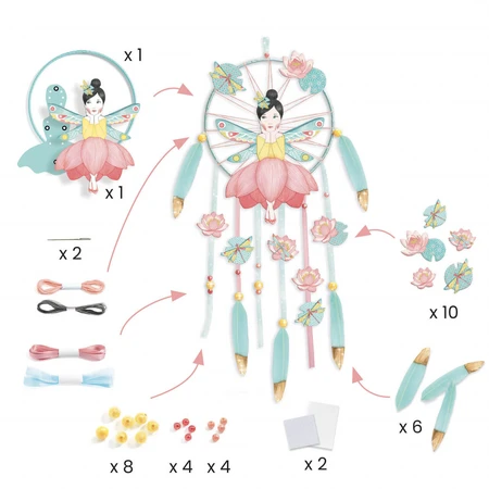 DIY set Djeco, Mobil Zana Lotus