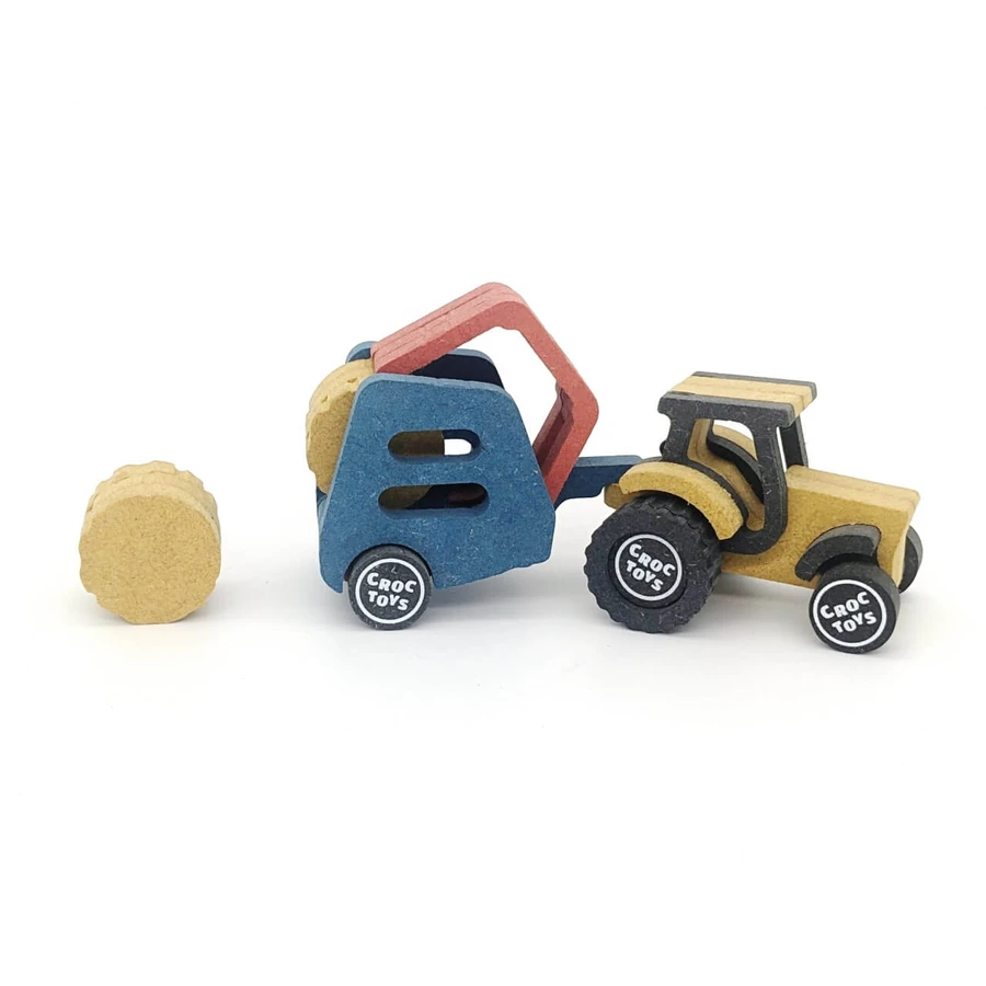 Construction set Farm with tractor Nathan, Croc toys