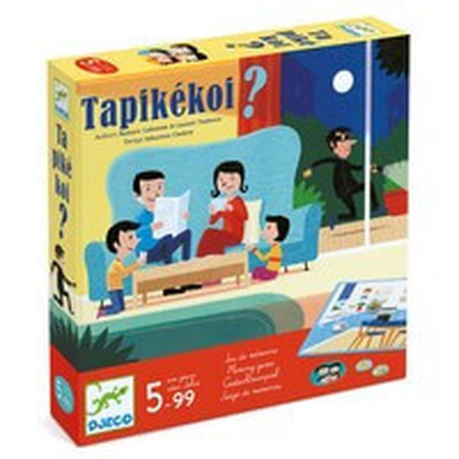 Juego de mesa Djeco-Tapikekoi, ¿Qué falta en casa?