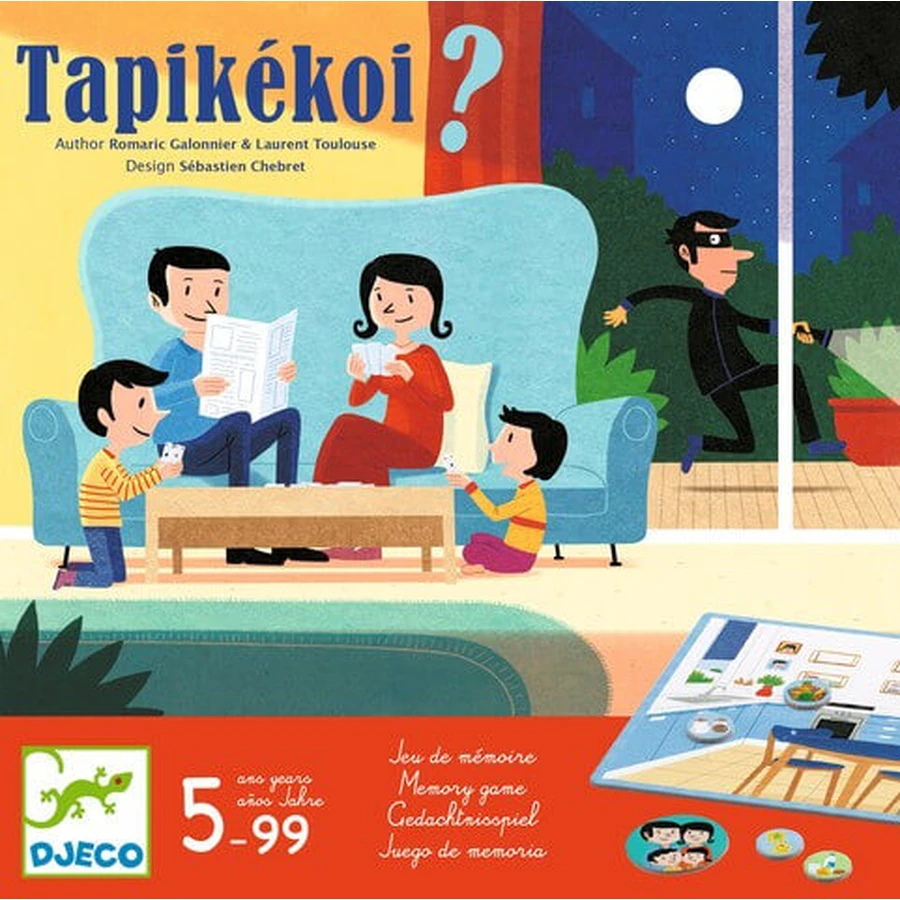 Juego de mesa Djeco-Tapikekoi, ¿Qué falta en casa?