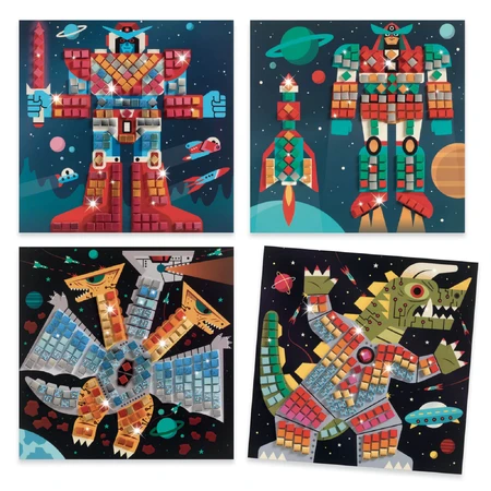 Djeco mosaic, In space