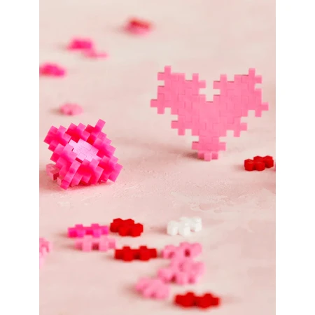 Plus-Plus bouwpakket, koker 240 stukjes, I Love You Mix, kleuren van liefde