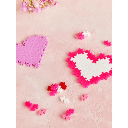 Plus-Plus bouwpakket, koker 240 stukjes, I Love You Mix, kleuren van liefde