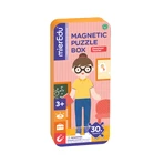 Puzzle magnético en caja metálica, juego de parejas y asociación - Educadores