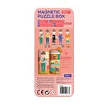 Puzzle magnético en caja metálica, juego de parejas y asociación - Educadores