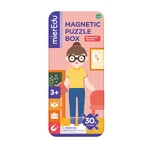 Puzzle magnético en caja metálica, juego de parejas y asociación - Educadores