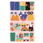Puzzle magnético en caja metálica, juego de parejas y asociación - Educadores