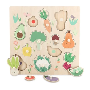 Wooden jigsaw - Garden vegetables
