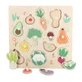 Wooden jigsaw - Garden vegetables