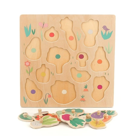 Wooden jigsaw - Garden vegetables
