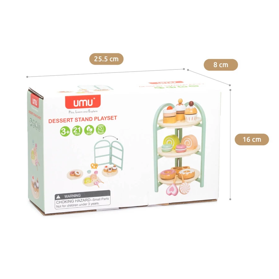 Juego de rol para estanterías de postres, UMU Toys