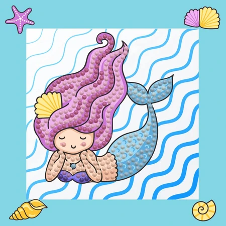 Kreatives Diamant-Malset - Mermaid Dreams - Meerjungfrau