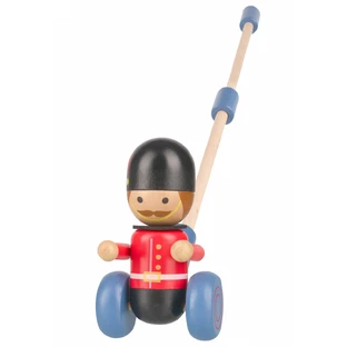 Juguete para empujar del soldado de Londres, Orange Tree Toys