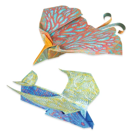 Juego de origami creativo Pájaros con alas, Djeco